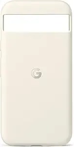 Google Pixel 8a Case - Durable Protection - Stain-Resistant Silicone - Android Phone Case - Porcelain