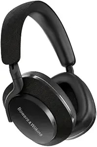 Bowers & Wilkins px7 s2 Over-Ear Headphones - Advanced Noise Cancellation, Technical Fabrics, 30-Hour Battery Life, 15-Min Quick Charging, Black