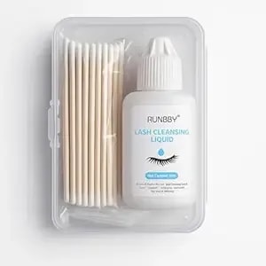 Lash Cleaning Liquid - Deep Clean Pre-Treatment For Eyelash Extensions - Removes Oil & Dirt, Enhances Retention, Professional Prep Formula (15ml)