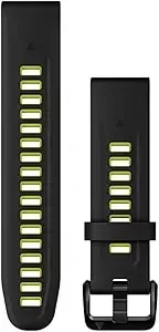 Garmin Quickfit Watch Bands (20mm), Suitable For Selected FēNix-, Epix-, Descent-, d2-, Instinct- And Approach Series Smartwatches, Original Accessory, Silicone
