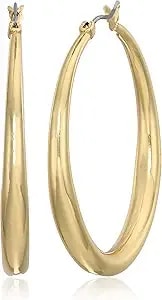 Anne Klein Classics Oval Hoop Earrings