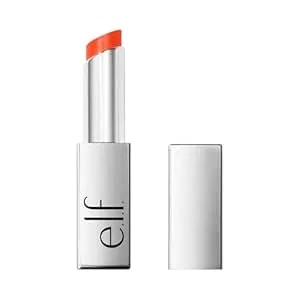 E.L.F. Glow Reviver Slipstick, Tinted Lip Oil Stick, Non-Sticky & Hydrating For A Soft-Shine Finish, Vegan & Cruelty-Free, Tanger-Sheen