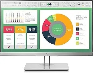 Hp Elitedisplay e223 21.5-Inch Screen Led-Lit Monitor Silver (1fh45aa#Aba) (Renewed)