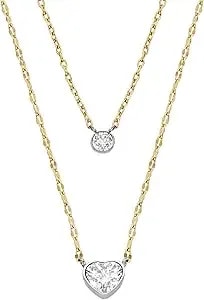 Fossil Women'S Gold-Tone Stainless Steel Pendant Chain Necklace For Women