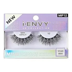 I-Envy False Lashes 3d Mink-Like Plush Impact Natural To Dramatic Vegan Eyelashes (12)