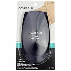 Covergirl Aquasmooth Spf 20 Compact Foundation, 710 Classic Ivory, 0.4 Ounce