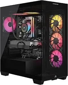 Corsair Vengeance i7500 Gaming Pc – Liquid Cooled Intel® Core™ i9-14900kf Cpu – Nvidia® Geforce Rtx™ 5090 Gpu – 64gb Vengeance Rgb ddr5 Memory – 2tb M.2 Ssd – Black