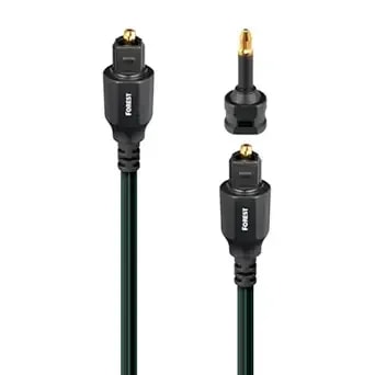 Audioquest 5m Forest Optical Toslink Fiber-Optic Cable + Mini-Adaptor