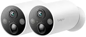 Tapo Magcam 2k+ - 2025 Wirecutter Best Outdoor Security Camera & Pcmag Editors' Choice, Wireless Battery Power, Magnetic Mount, Subscription-Free Sd Storage Or Cloud, Person/Vehicle Detection, 2-Pack