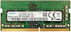 Samsung 8gb m471a1k43db1-Ctd ddr4 pc4-21300, 2666mhz, 260 Pin Sodimm, 1.2v, Cl 19 Laptop Memory