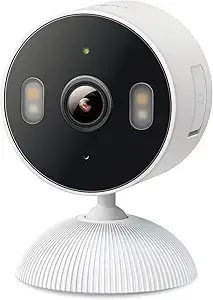 Tapo 1080p Indoor/Outdoor Security Camera - Free Person/Motion/Baby Cry Detection, Color Night Vision, ip65 Weatherproof, Sd/Cloud Storage, Works W/Alexa & Google Home Hybridcam