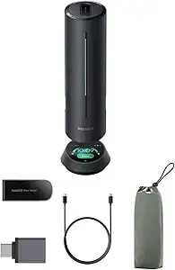 insta360 Wave Ai Conference Speakerphone With Bluetooth, Noise-Canceling Mics, Beamforming, Zoom Certified, Ai Transcription & Summary, 32gb Storage For Meetings, Podcasts, Home Office And Livestreams