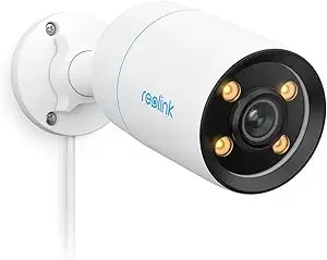 Reolink cx810 Colorx Poe Camera, 4k Uhd, True Color Night Vision, f1.0 Super Aperture, 1/1.8'' Image Sensor, Hdr Technology, Person/Animal Detection, Spotlight & Siren Alarm, 2-Way Talk