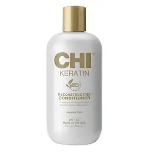 Chi Keratin Reconstructing Conditioner, Delivers Healthier Hair, Adds Shine & Helps Prevent Future Breakage, Sulfate, Paraben, & Cruelty-Free, 12 Oz