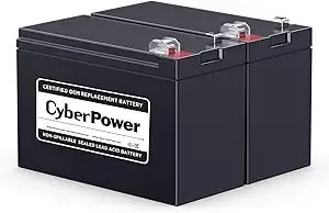 Cyberpower rb1270x2c Ups Replacement Battery Cartridge, Maintenance-Free, User Installable, 12v/7ah