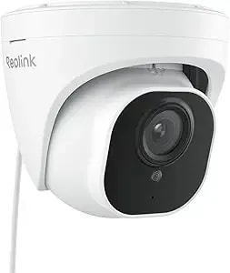 Reolink 4k Wired Security Camera Outdoor System, Ip Poe Dome Surveillance Camera With Human/Vehicle Detection, 100ft 8mp Ir Night Vision, Work With Smart Home, Timelapse, Up To 512gb Sd Card, Rlc-820a