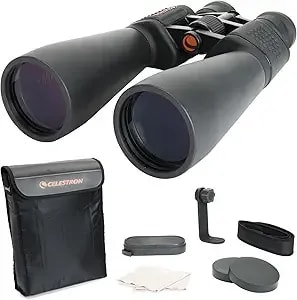 Celestron Skymaster 15-35x70 Zoom Binoculars – Powerful Long-Range Binoculars For Astronomy & Outdoor Use – High Magnification Up To 35x – Includes Tripod Adapter & Case