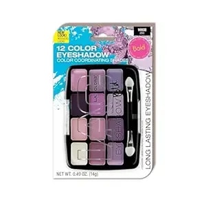 L.A. Colors 12 Color Eyeshadow Palette (Carded) c10032 Chic