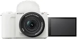 Sony - Alpha zve10 Ii: Aps-C Content Creators� Camera Kit - White (Renewed)
