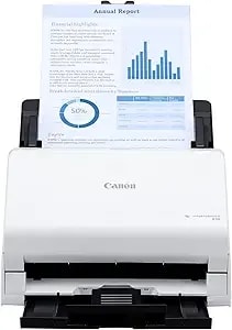 Canon Imageformula r30 - Office Document Scanner, Auto Document Feeder, Duplex Scanning, Plug-And-Scan Capability, No Software Installation Required