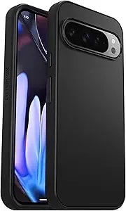 Otterbox Google Pixel 9 Pro Xl Symmetry Series Case - Black, Ultra-Sleek, Wireless Charging Compatible, Raised Edges Protect Camera & Screen (Single Unit Ships In Polybag)