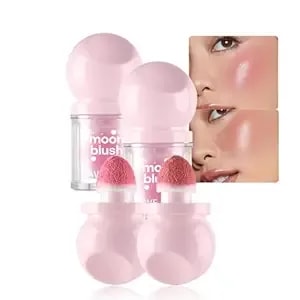 Liquid Blush,Multi-Use Soft Cream Face Blush Stick,Tinted Stick For Eyes Lips Cheek Makeup,Long-Wearing,Waterproof, Dewy Finish