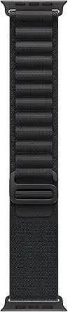 Apple Watch Band - Alpine Loop - 49mm - Black - Medium - Black Titanium Finish