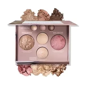 Laura Geller New York Best Of The Best Baked Palette – 7-In-1 Full Face Palette – Bronzer, Blush, 2 Highlighters & 3 Eyeshadows – Crease-Proof, Handmade In Italy – Travel-Friendly