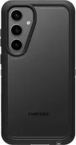 Otterbox Samsung Galaxy s24+ Defender Series Xt Clear Case - Dark Side (Clear/Black), Screenless, Rugged, Lanyard Attachment