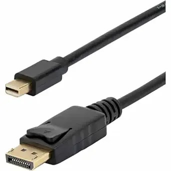 Startech.Com 10ft (3m) Mini Displayport To Displayport 1.2 Cable - 4k X 2k Uhd Mini Displayport To Displayport Adapter Cable - Mini Dp To Dp Cable For Monitor - Mdp To Dp Converter Cord (mdp2dpmm10)