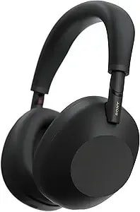 Sony Wh-1000xm6 The Best Noise Canceling Wireless Headphones, Hd Nc Processor qn3, 12 Microphones, Adaptive Nc Optimizer, Mastered By Engineers, Studio-Quality, 30-Hour Battery, Black