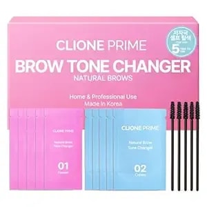 Korean Brow Tone Changer – Brow Bleach Kit Gentle Lightening Formula For Soft, Natural Look, Easy At Home Application, Quick Results In 5 Minutes, 5 Applications