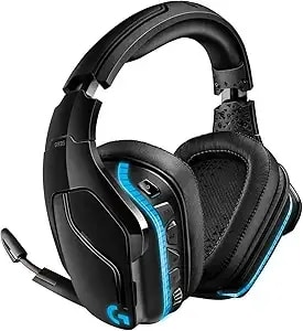 Logitech g935 Wireless Dts:X 7.1 Surround Sound Lightsync Rgb Pc Gaming Headset - Black/Blue