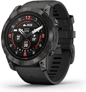 Garmin Epix Pro (Gen 2) Sapphire Edition, 51mm, High Performance Smartwatch, Advanced Training Technology, Built-In Flashlight, Black (Renewed)