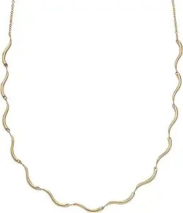 Skagen Women'S Trendy Silver Or Rose Gold Stainless Steel Chain Or Pendant Necklace