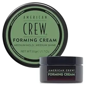 American Crew Men'S Hair Forming Cream, Like Styling Gel With Medium Hold & Shine, Travel Size, 1.7 Oz