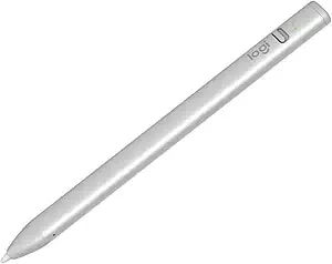 Logitech Crayon Digital Pencil For Ipad (Usb C Port Compatibility Only) Featuring Apple Pencil Technology, No Lag Pixel-Precision, And Dynamic Smart Tip With Fast Usb C Charge - Silver