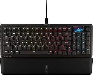 Corsair Vanguard Pro 96 Wired Hall Effect Magnetic Mechanical Gaming Keyboard – 96% Layout, Mgx Hyperdrive Switches, 8000hz Polling, Rapid Trigger, Virtual Stream Deck, Socd Flashtap, Qwerty Us