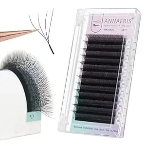 4d Premade Fan W Shape Eyelash Extensions 0.07 D Curl 8-15mm Mix Volume Self Fanning False Lashes Makeup Supplies Professional Use Lash Extension(0.07 D, 8-15mm Mix)