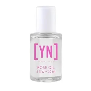 Young Nails Rose Cuticle Oil - Nourishing Nail Growth Oil, Vitamin A & E, Anti-Aging, Conditioning, Moisturizes/Strengthens Nails & Cuticles, 1 Oz
