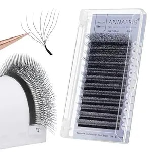 8d Premade Fan W Shape Eyelash Extensions 0.07 C Curl 8-15mm Mix Volume Self Fanning False Lashes Makeup Supplies Professional Use Lash Extension(0.07 C, 8-15mm Mix)