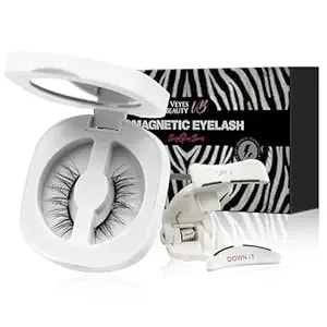 Veyesbeauty Magnetic Eyelashes With Applicator Reusable Magnetic Lashes Natural Look No Glue Needed False Eyelashes, Nomspirit Lashes Kit Easy To Wear And Remove