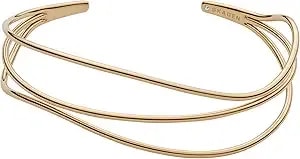 Skagen Women'S Sea Glass Gold Tone Bracelet