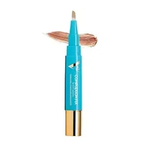 Veil Cosmetics - Complexion Fix Concealer - Liquid Concealer For Under Eye + Dark Circles - Highlight, Contour, Correct - Anti-Aging - Vegan Makeup Pen - Hydrating Lightweight (5n Deep Neutral)