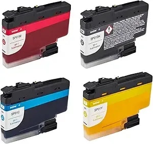 Brother Genuine Sublimation Ink Cartridge Set Black, Cyan, Magenta, Yellow Inks For Vibrant Prints - Reliable Sublimation Printing Supplies - Standard Size Cartridges (4-Pack)