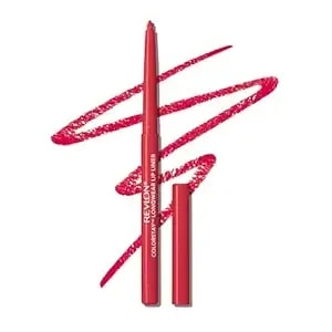 Revlon Colorstay Lip Liner Makeup With Built-In Sharpener, Longwear Rich Colors, Smooth Application, 675 Red, 0.01 Oz