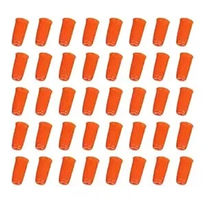 Frcolor 100pcs Eyelash Glue Bottle Plug Caps Replacement Plug Blocking Needle Lash Bottle Tips For Eyelash Extensions Tools