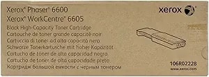 Xerox Phaser 6600/ Workcentre 6605 Black High Capacity Toner Cartridge (8,000 Pages) - 106r02228