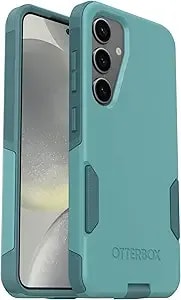 Otterbox Samsung Galaxy s24 (Only) - Commuter Series Case - Riveting Way (Teal) - Slim & Tough - Pocket-Friendly - With Port Protection - Non-Retail Packaging