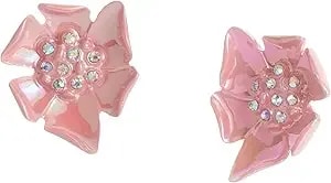 Betsey Johnson Women'S Garden Glam Flower Stud Earrings